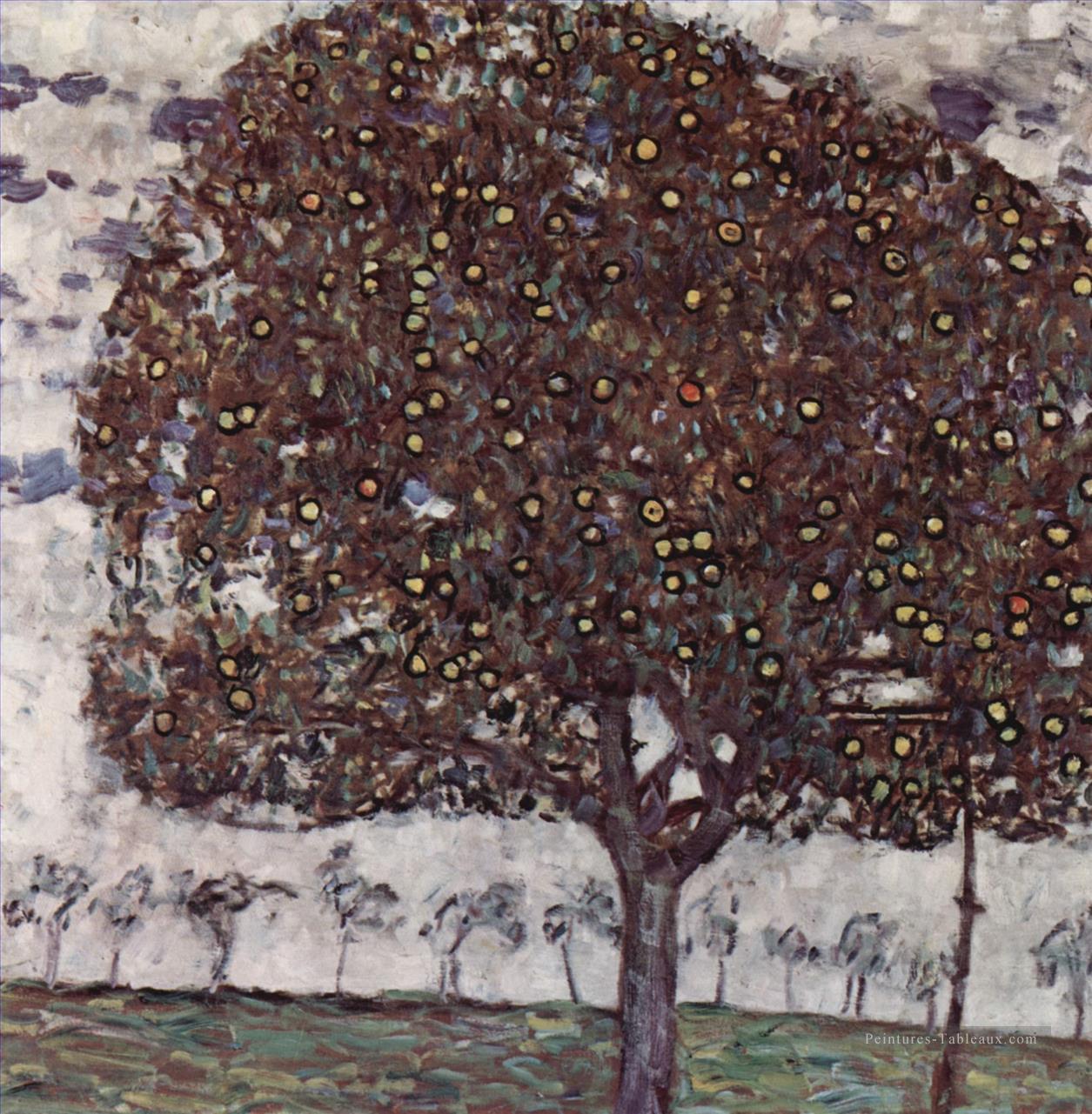 DerApfelbaum symbolisme Gustav Klimt Peintures à l'huile